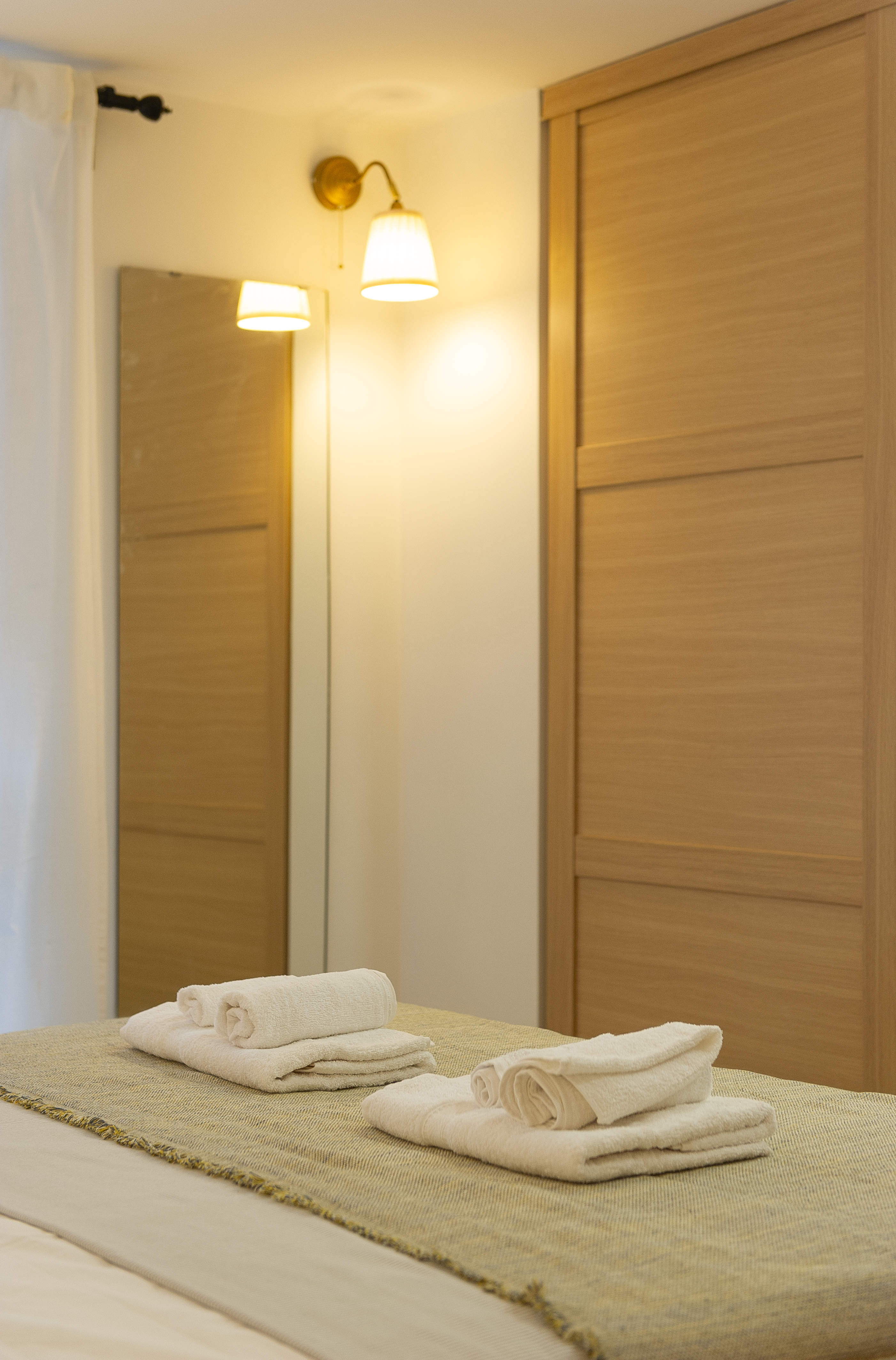 Bedroom with headboard