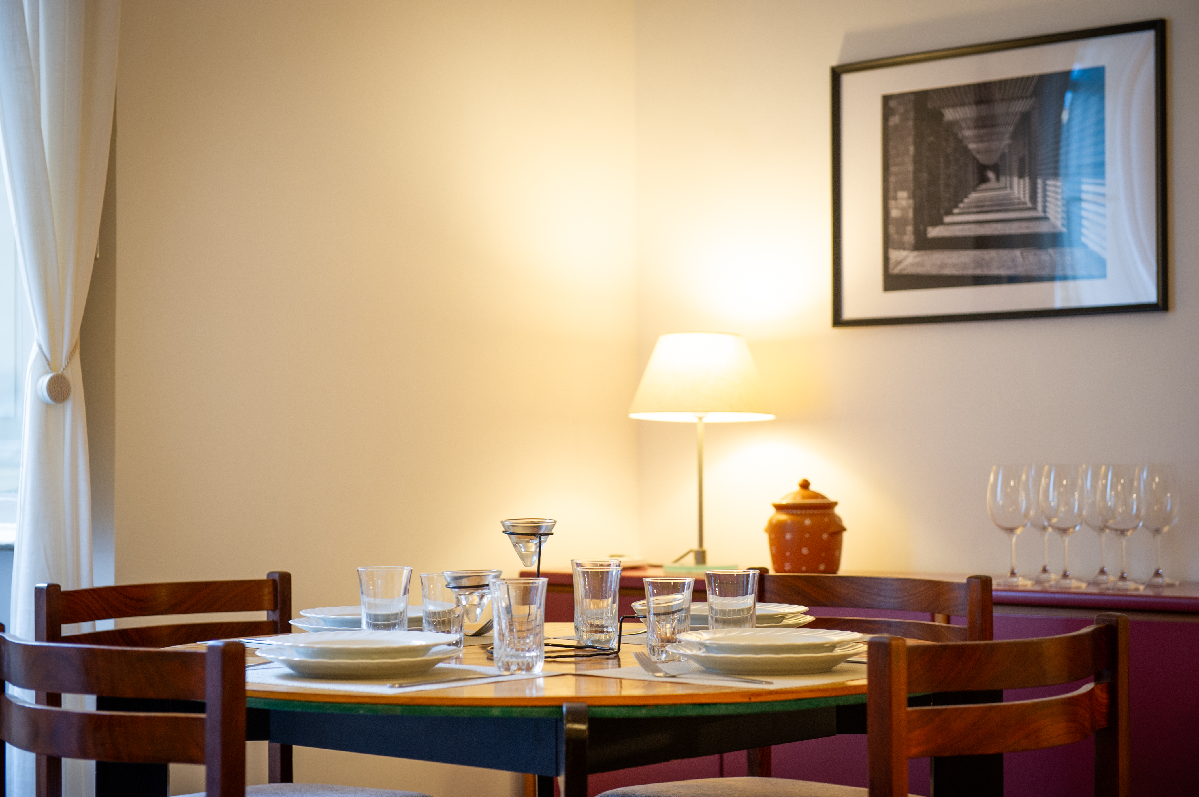 Living room reading corner